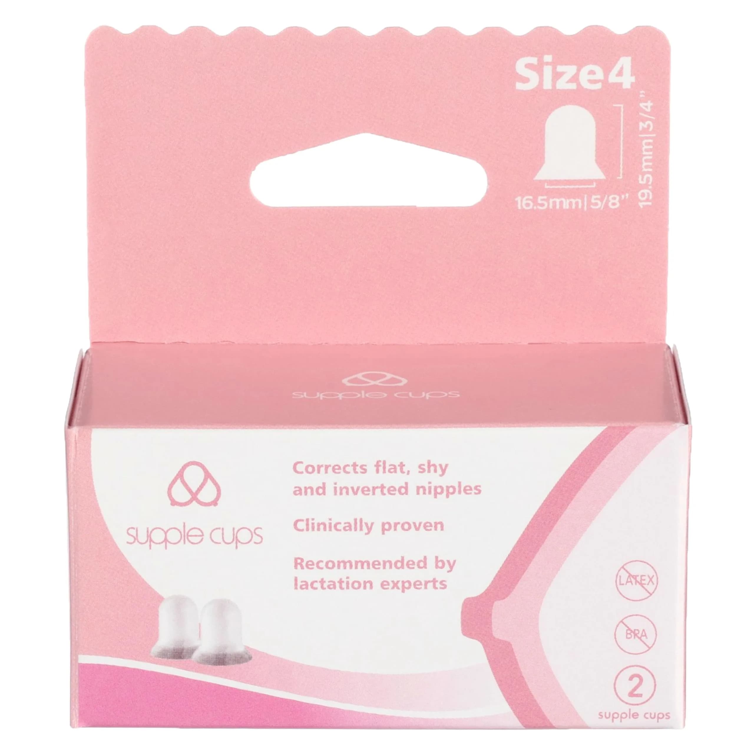 Supple Cups Size 3 for Flat, Shy, Inverted Nipples | Clinically Proven Latch Aid — 4