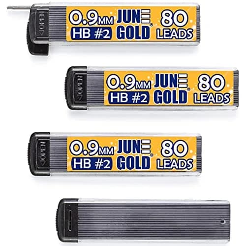 June Gold Hb Graphite 0.9mm Lead Refills, Break Resistant (18 Count) thumbnail 1