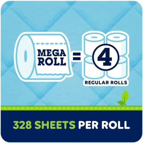 Quilted Northern Ultra Soft & Strong Toilet Paper, 6 Mega Rolls | Biodegradable & Septic Safe thumbnail 8