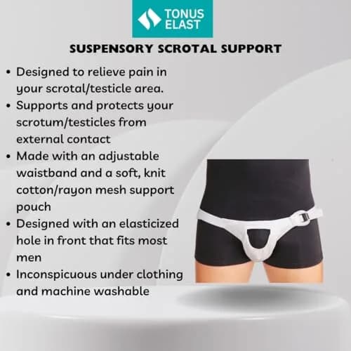 Tonus Elast Suspensory Scrotal Support Small | Post-Surgery & Hernia Relief thumbnail 5