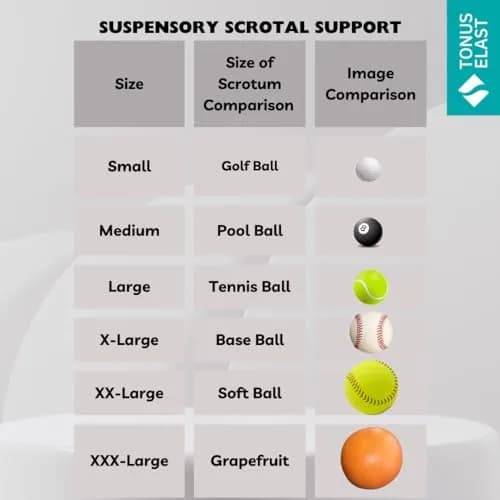 Tonus Elast Suspensory Scrotal Support Small | Post-Surgery & Hernia Relief thumbnail 8