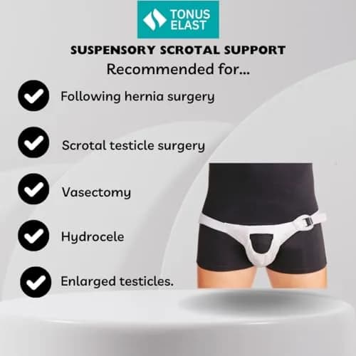 Tonus Elast Suspensory Scrotal Support XL - 50g (1.76 oz) | Gentle Support for Recovery & Daily Comfort thumbnail 6