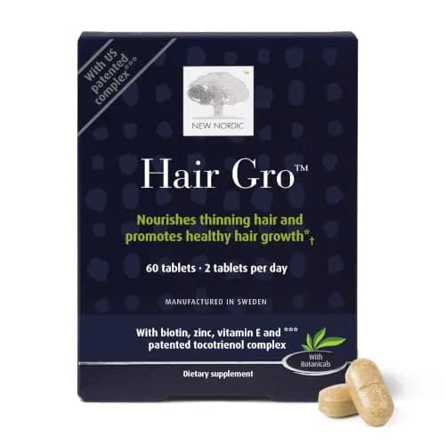 NEW NORDIC Hair GRO Tablets | Biotin & Tocotrienol Complex for Hair Growth | 60 Count thumbnail 1