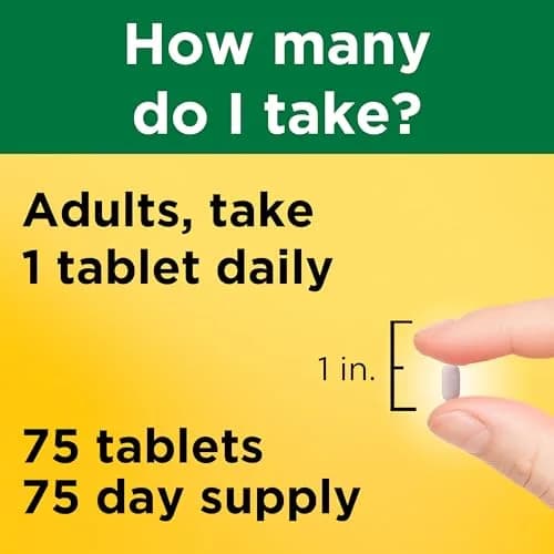 Nature Made Vitamin B12 1000 mcg Time Release Tablets, 75 Count | Supports Energy Metabolism thumbnail 5
