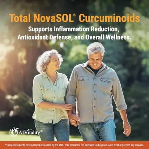 A1Vitality NovaSOL Turmeric Curcumin 1000mg | Clinically Proven 185x Higher Absorption for Joint & Overall Wellness thumbnail 9