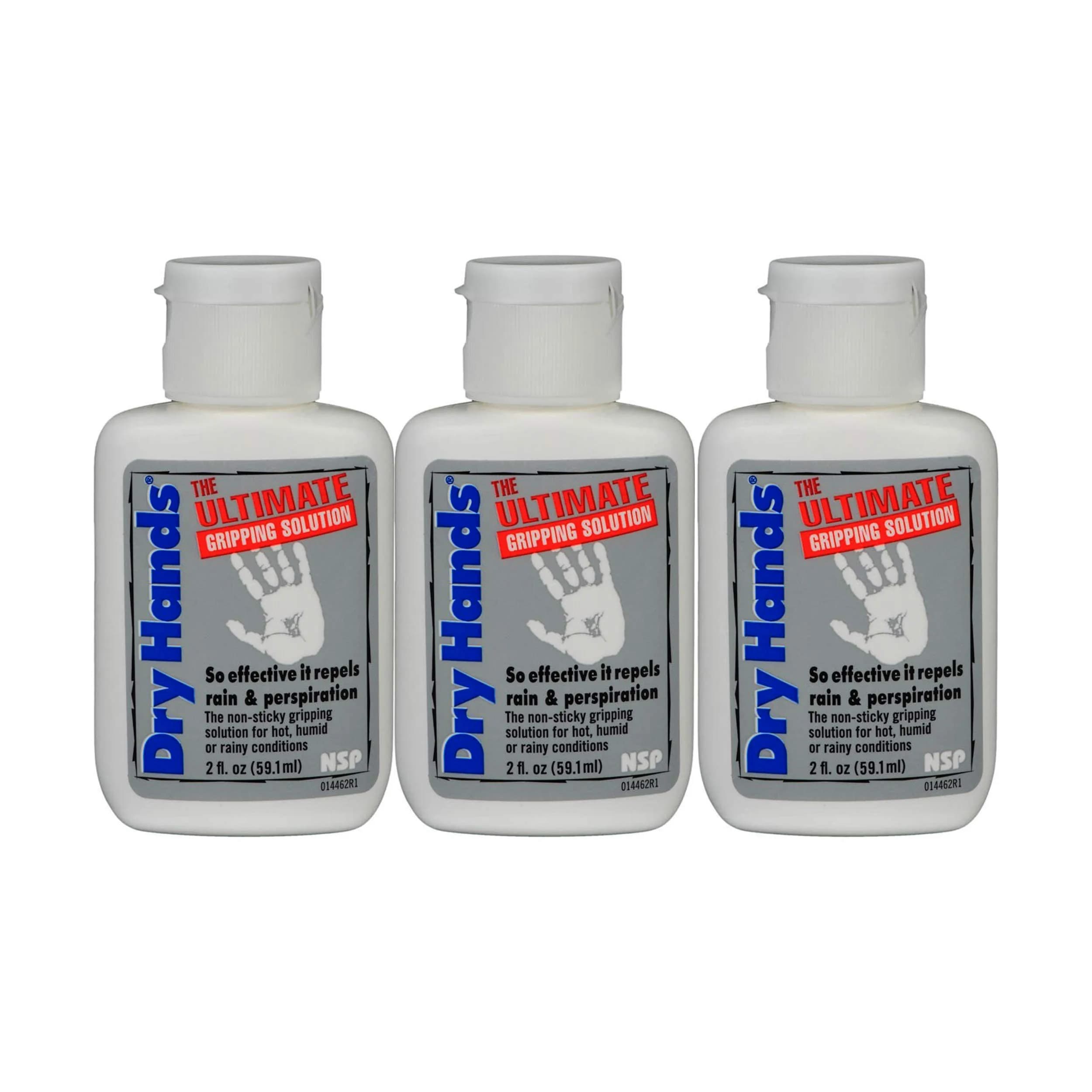 NSP Dry Hands 2oz (59ml) Ultimate Gripping Solution for Sports — 3-Pack - main product image