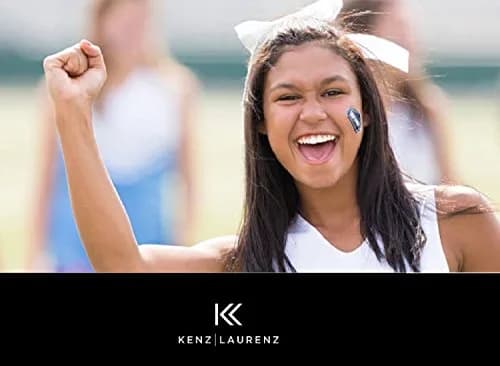 Kenz Laurenz Jumbo 7-inch Cheer Bows with Elastic Ties, 10-Pack Assorted Colors | Handmade Hair Accessories for Teens & Women thumbnail 4
