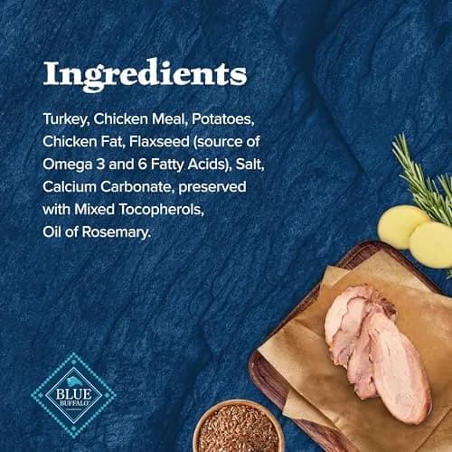 Blue Buffalo Wilderness Turkey Crunchy Dog Biscuits, Grain-Free, 680g (24 oz) | High-Protein Nutrition for All Breeds thumbnail 5