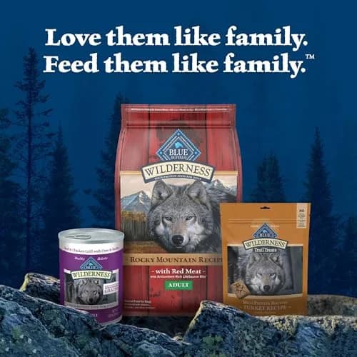 Blue Buffalo Wilderness Turkey Crunchy Dog Biscuits, Grain-Free, 680g (24 oz) | High-Protein Nutrition for All Breeds thumbnail 8