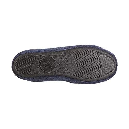 isotoner Women's Indoor/Outdoor Classic Terry Ballerina Slippers with Non-slip Sole, Navy, 11-12 | Cozy, Elegant & Durable thumbnail 8