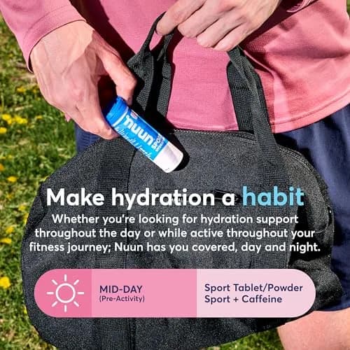Nuun Sport Electrolyte Tablets Grape 80 Count (107g / 3.77oz) | Hydration Support with 5 Essential Electrolytes thumbnail 4