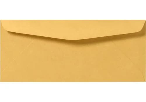 #10 Brown Kraft Regular Envelopes - 4 1/8" x 9 1/2" | Thick & Secure 24lb Stock — #10 Regular Envelopes (4 1/8 x 9 1/2)
