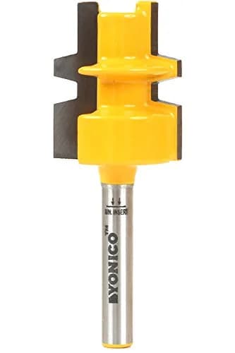 Yonico Router Bits Reversible Glue Joint 1-1/8-Inch | Perfect for Strong Glue Joints, 1/4" Shank thumbnail 1