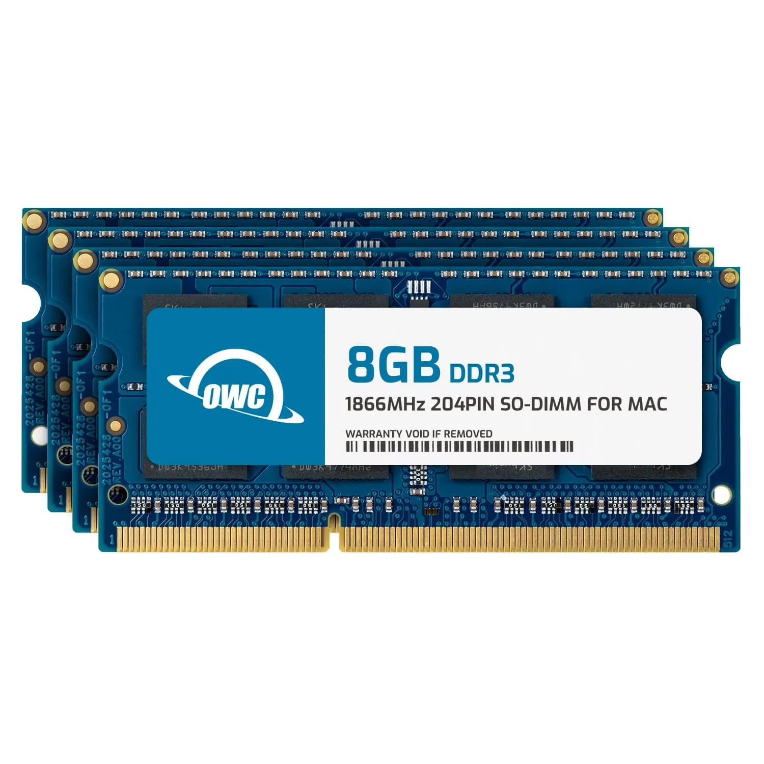 OWC 32GB (2x16GB) DDR3 PC3-14900 1866MHz SO-DIMM RAM for iMac & Laptops | 1.35V Non-ECC Dual Rank — 32 GB (4 x 8 GB) / 4 x 8GB