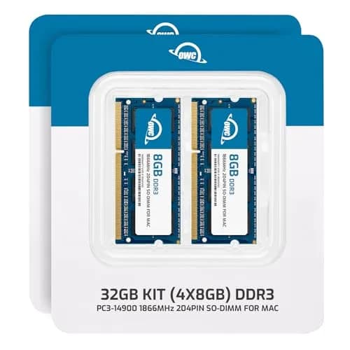 OWC Memory 32GB (4X 8GB) DDR3 PC3-14900 1866MHz SO-DIMM RAM | 32GB (4 x 8GB) 1866MHz DDR3 SO-DIMM thumbnail 2