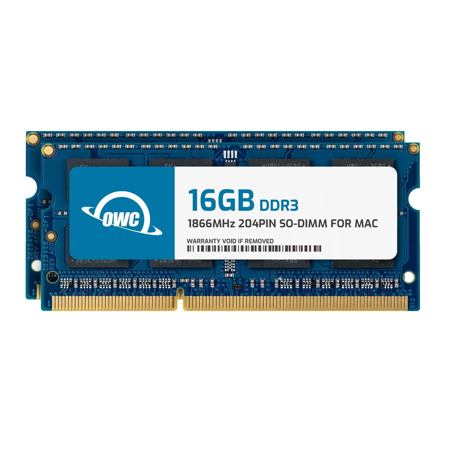 OWC 32GB (2x16GB) DDR3 PC3-14900 1866MHz SO-DIMM RAM for iMac & Laptops | 1.35V Non-ECC Dual Rank — 32GB