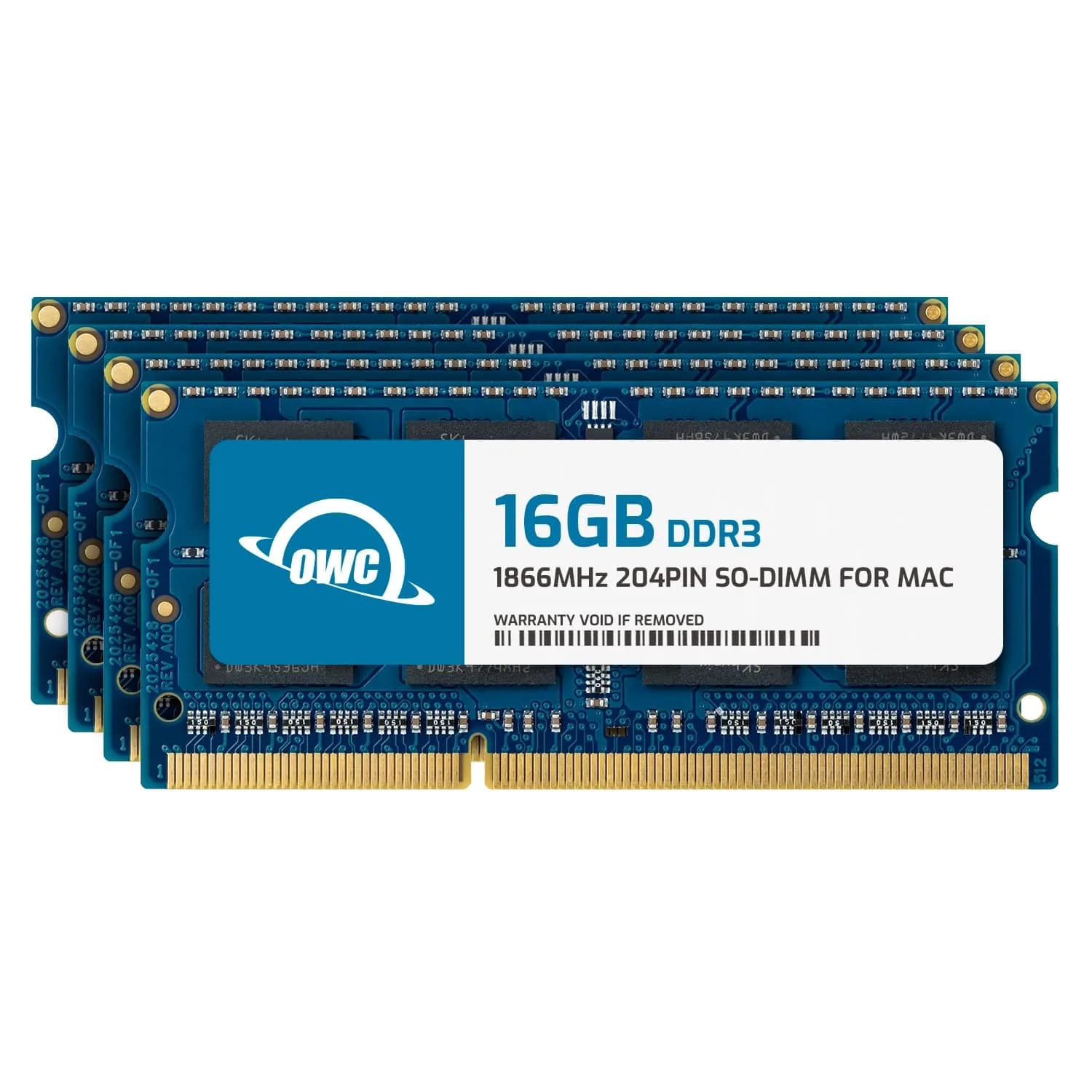 OWC 32GB (2x16GB) DDR3 PC3-14900 1866MHz SO-DIMM RAM for iMac & Laptops | 1.35V Non-ECC Dual Rank — 64GB / 4 x 16GB
