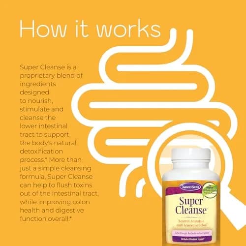 Nature's Secret Super Cleanse Herbal Colon Cleanse & Gut Health 2-Pack | Supports Digestive Wellness & Regularity thumbnail 5