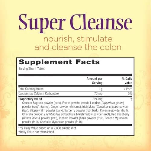 Nature's Secret Super Cleanse Herbal Colon Cleanse & Gut Health 2-Pack | Supports Digestive Wellness & Regularity thumbnail 2