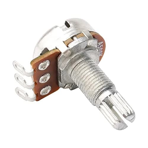 Swhmc A500K Ohm Guitar Potentiometer 1/4" Split Shaft 10-Pack | Volume Tone Control thumbnail 5