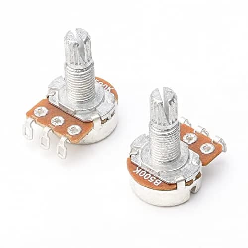 Swhmc Guitar Potentiometer Audio Pots B500K Ohm Replacement 16.5mm Base Dia 18mm Shaft Pack of 10 thumbnail 4