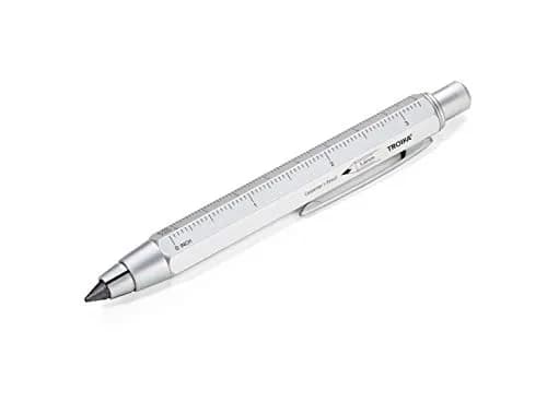 Troika Zimmermann Carpenter's Clutch Pencil 5.6mm HB Lead | Brass Silver thumbnail 1