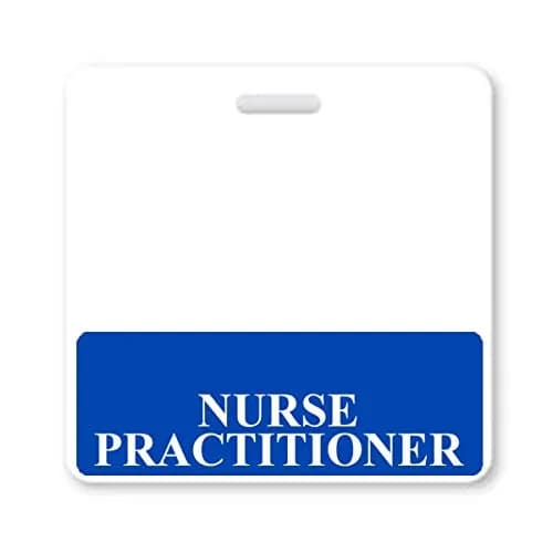 Specialist ID Nurse Practitioner Badge Buddy - Heavy Duty Horizontal | Waterproof, Spill & Tear Proof ID Card Backer for Medical Staff thumbnail 1