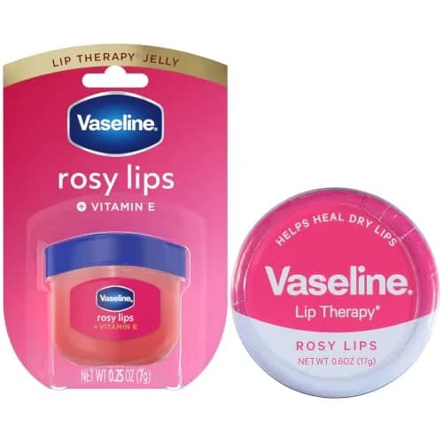 Vaseline Lip Therapy Aloe Vera Tin Lip Balm, 2 Count (Pack of 1) | Clinically Proven Healing for Dry Lips thumbnail 1