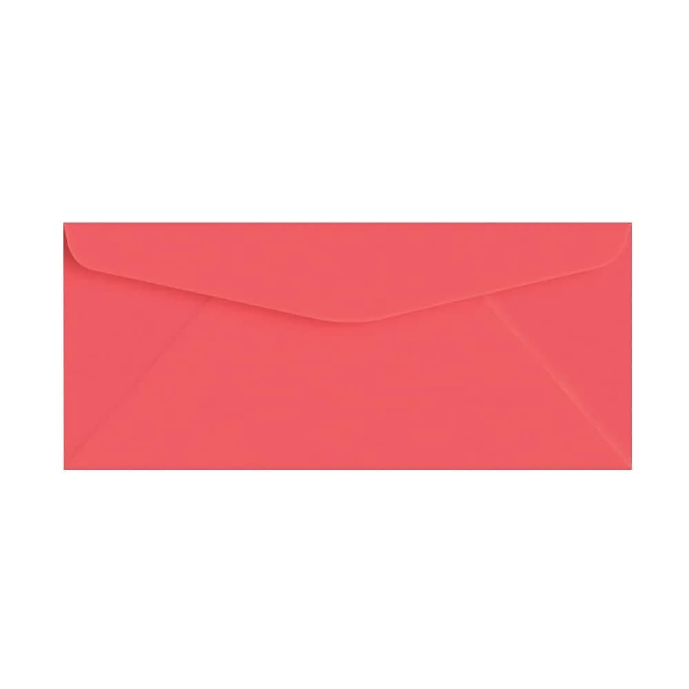 S Superfine Printing Rocket Red Bright Color #10 Envelopes | 4 1/8" x 9 1/2" | Bulk Pack of 50 - main product image