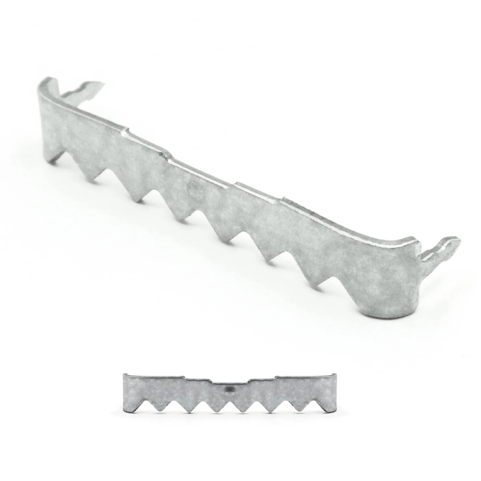Picture Hang Solutions Sawtooth Picture Hangers, 100 Pack, 1.75" x 0.25", Silver | Holds up to 10 lb - main product image