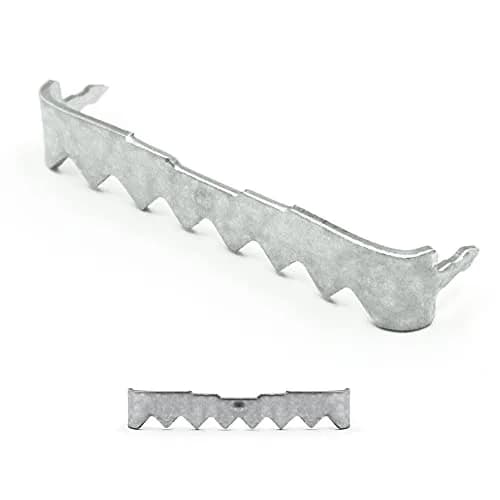 Picture Hang Solutions Sawtooth Picture Hangers, 100 Pack, 1.75" x 0.25", Silver | Holds up to 10 lb thumbnail 1