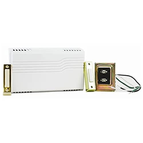 Newhouse Hardware Electric 2-Tone Door Bell Chime Kit with 16V Transformer & Lighted Buttons | Wired Doorbell System thumbnail 1