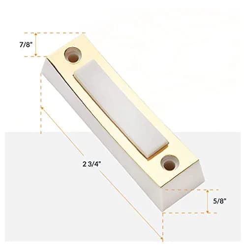 Newhouse Hardware Electric 2-Tone Door Bell Chime Kit with 16V Transformer & Lighted Buttons | Wired Doorbell System thumbnail 5