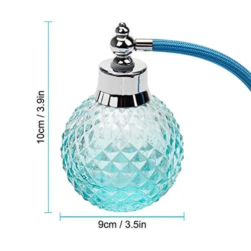 Coolrunner 100 ml Perfume Bottle, Spray Empty Refillable Bottle | Vintage Crystal Design thumbnail 4