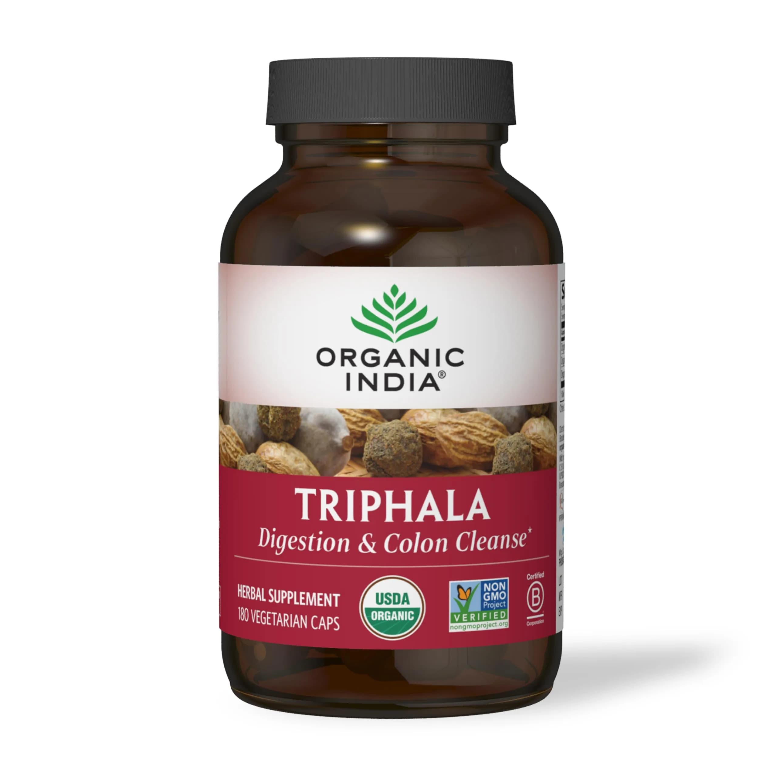 Organic India Triphala Capsules 180 Count | Supports Digestive Balance & Rejuvenation - main product image