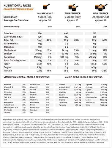 Metabolic Nutrition Musclean Peanut Butter Whey High Protein Meal Replacement Powder 2.48 kg (5 lb) | Physician Formulated for Lean Muscle & Keto Diets thumbnail 2