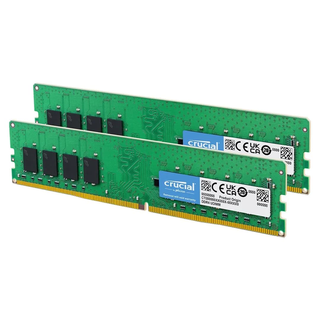 Crucial 8GB Kit (4GBx2) DDR4 2400 MT/s DIMM 288-pin | Faster PC Performance - main product image