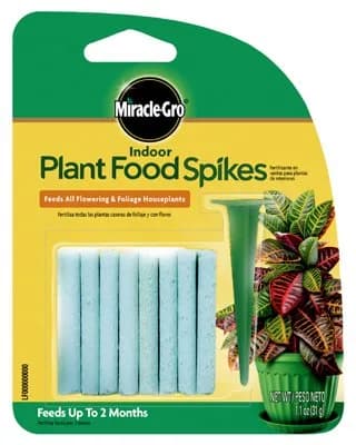 Miracle-Gro Indoor Plant Food Spikes 24 Count (Pack of 4) | Continuous Feeding for Flowering & Foliage Houseplants thumbnail 2