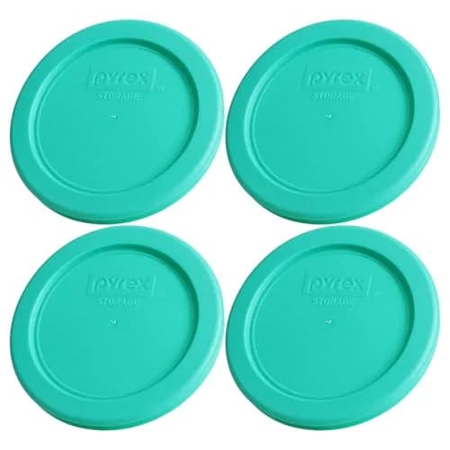 Pyrex 7202-PC Green Food Storage Lid 1 Cup (100ml / 0.13lb) | BPA-Free Plastic Container Lids for Kitchen Storage thumbnail 1