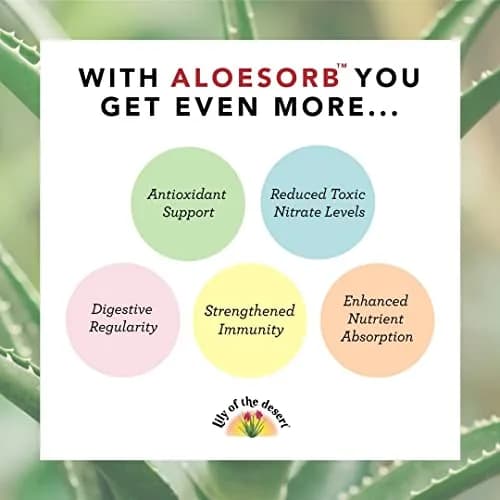 Lily of the Desert Aloe Vera Juice, Inner Fillet, Mild Taste, 16 Fl Oz | Supports Digestion & Immunity thumbnail 9