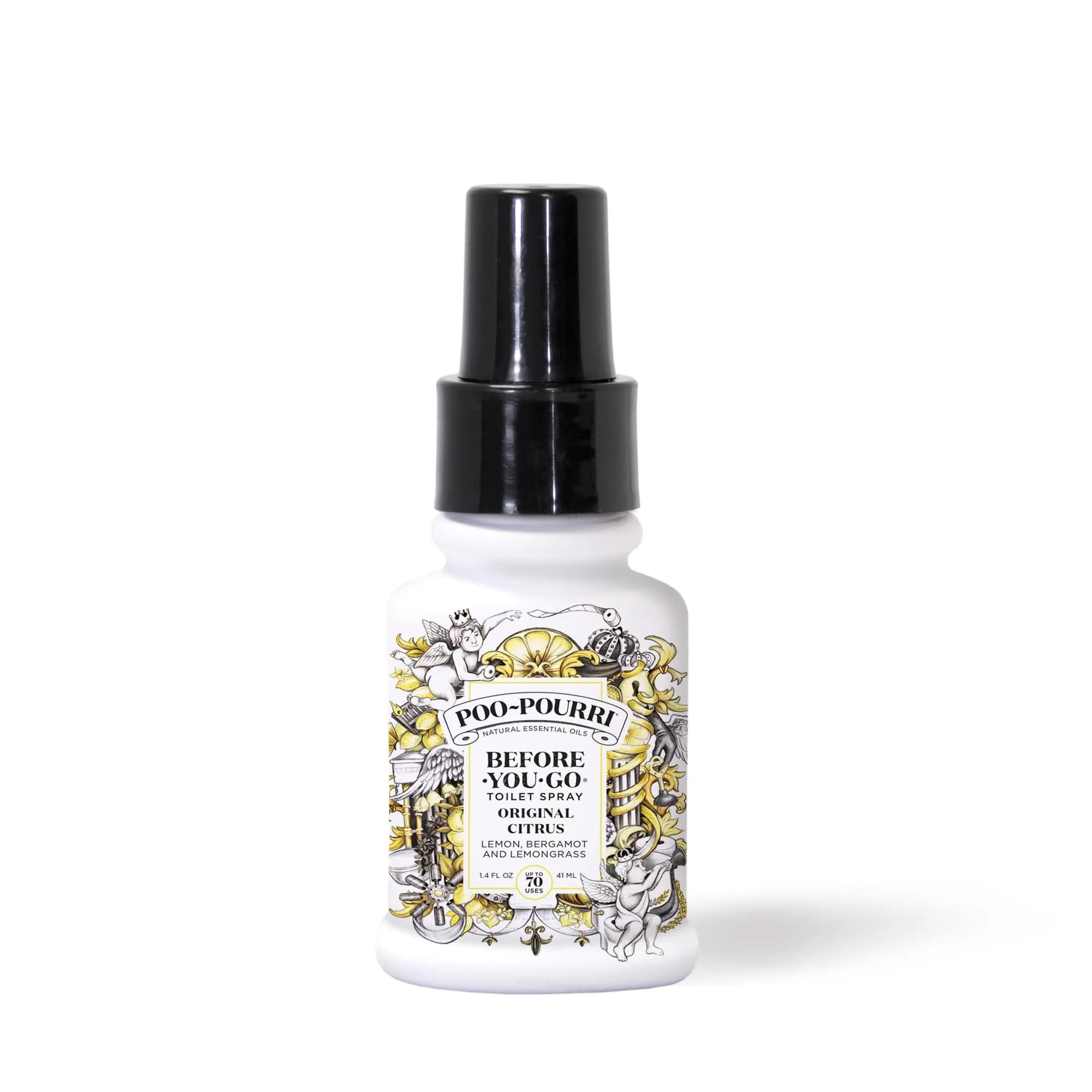 Poo-Pourri Before-You-Go Toilet Spray Original Citrus 39ml (1.4 Fl Oz) | Prevents Odors Before They Begin - main product image