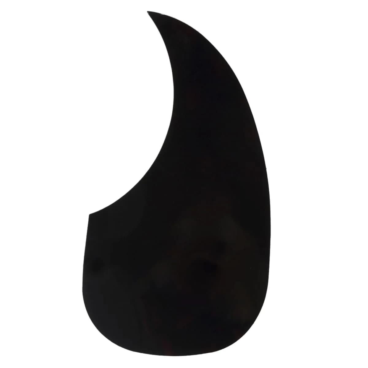 Musiclily Pro Teardrop Acoustic Guitar Pickguard Black | Fits Martin D28 Style, Self-Adhesive