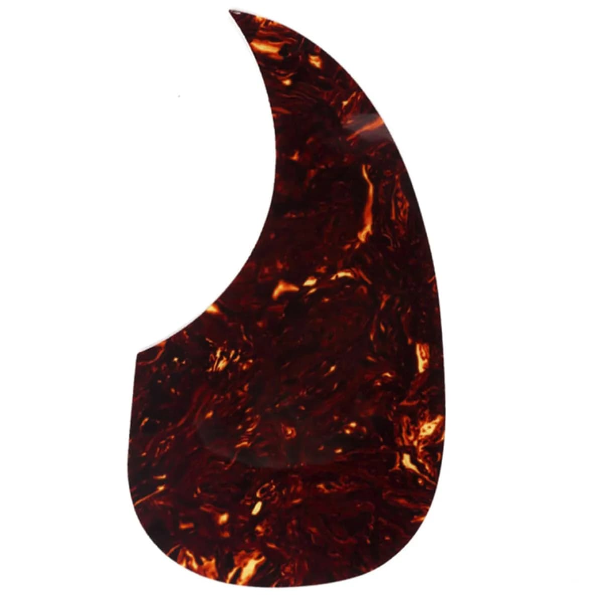 Musiclily Pro Oversize Teardrop Acoustic Guitar Pickguard Tortoise Shell thumbnail 1