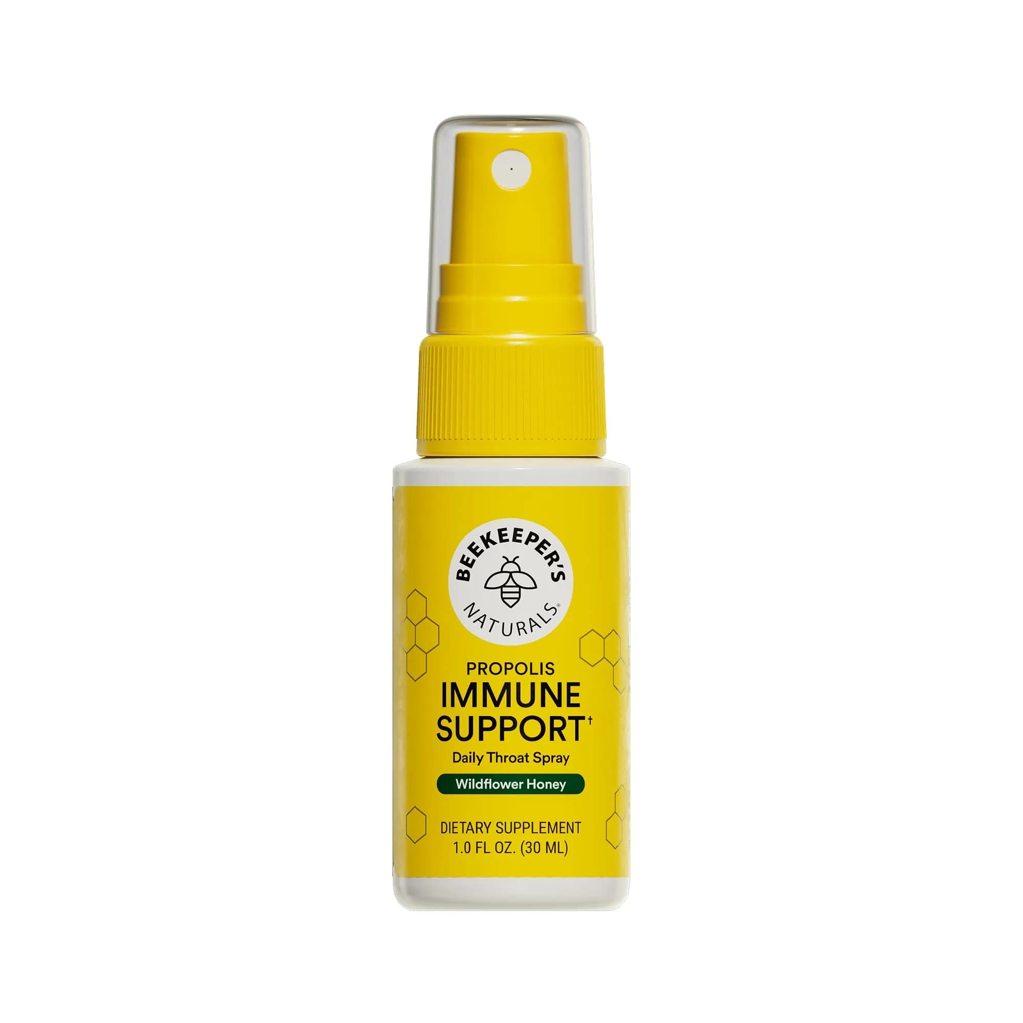 Beekeeper's Naturals Propolis Throat Spray 30 ml (1 Fl Oz) | Natural Immune Support & Antioxidants