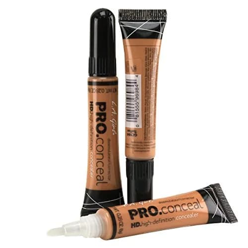 L.A. Girl HD Pro Conceal High Definition Concealer (Toffee) | Natural Finish, Long Wear, Medium Deep Skin Tone, Pack of 3 thumbnail 2