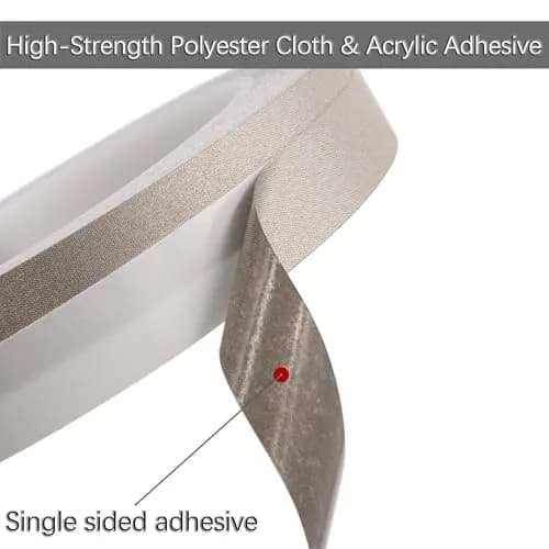 GENNEL Conductive Fabric Tape 30mm x 20M | EMI Shielding, Electrical Conductivity, High Temperature Resistance thumbnail 4
