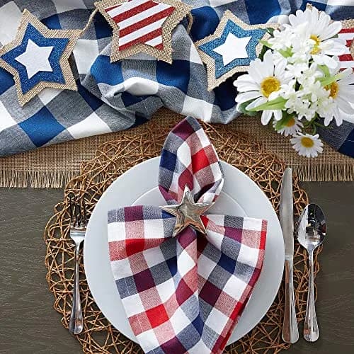 DII Woven Paper Round Placemats Set of 6, 15 inch (38 cm) Diameter | Elegant Holiday Table Decor thumbnail 7