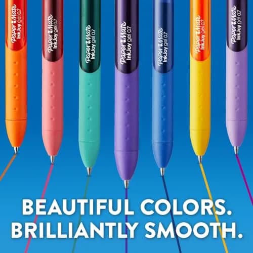 Paper Mate InkJoy Gel Pens, Medium Point (0.7mm), 20 Count | Fast-Drying, Vibrant Colors for School & Office thumbnail 3
