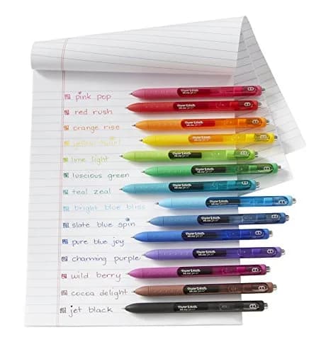 Paper Mate InkJoy Gel Pens, Medium Point, Black, 12 Count | Fast Drying Gel Ink for Smooth Writing thumbnail 8