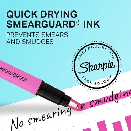Sharpie Clear View Highlighter Sticks, Chisel Tip, Assorted Colors, 8-Pack | Essential School & Teacher Supplies thumbnail 3